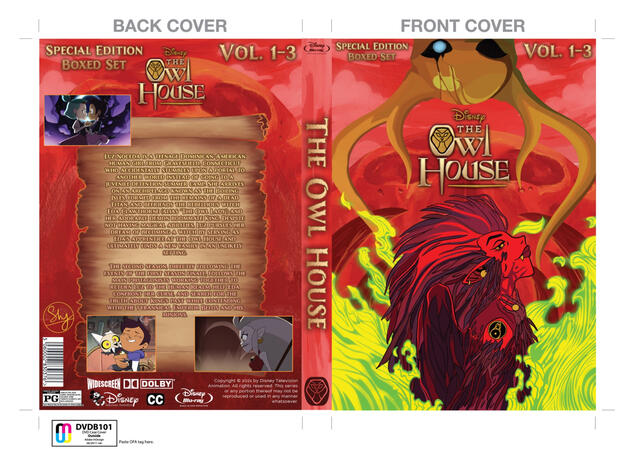 Fan-made Owl House DVD Sleeve