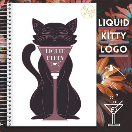 Liquid Kitty Logo (Dark)