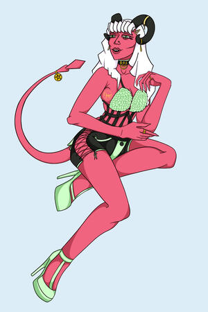 Teifling DnD Character